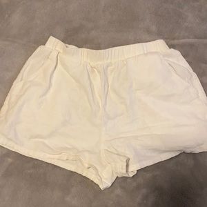 Unknown Brand Cream Colored Shorts